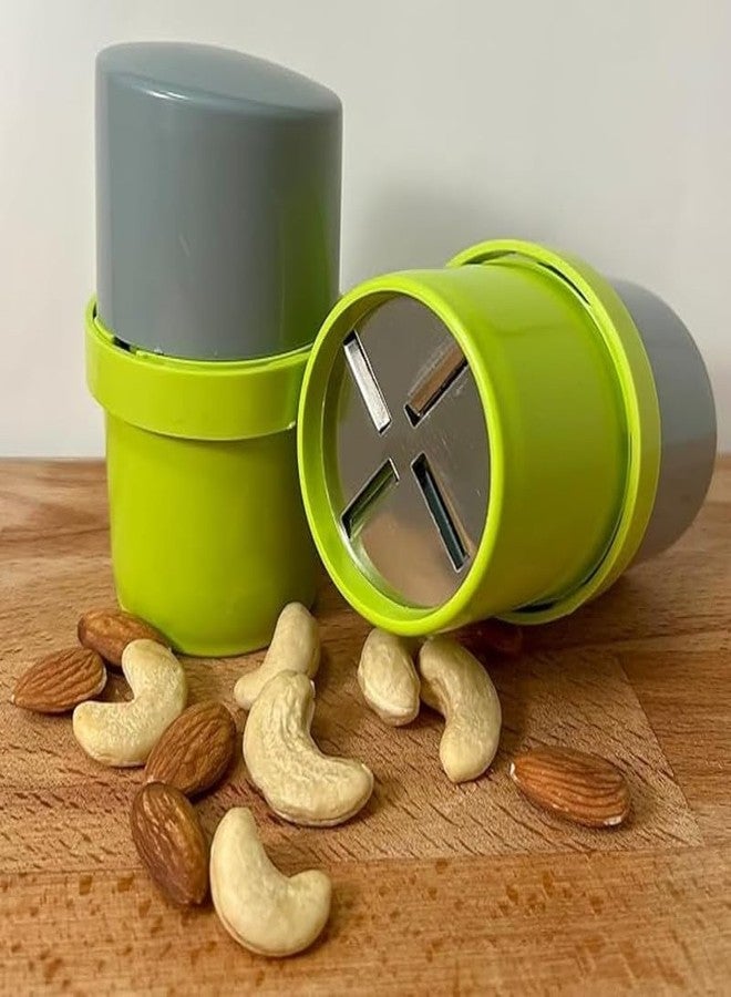Atharved Dry Fruit Cutter - Stainless Steel Nut and Dry Fruit Slicer, Easy-to-Use Manual Cutter for Almonds, Cashews, Walnuts, and More, Durable Kitchen Tool (Dry Fruit Cutter and Slicer) - Image 2